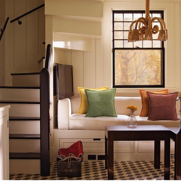 New West Elm (Set 4) Boho Velvet Corduroy Throw Pillow Cover Case Sham 18" x 18" - Picture 6 of 10